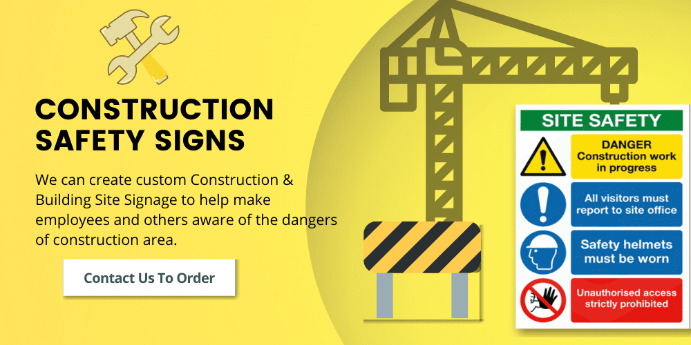 Construction Site safety signs